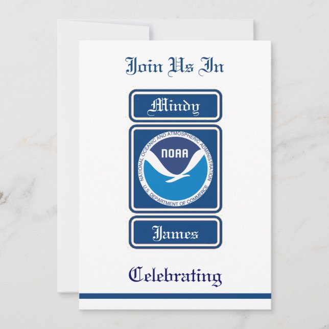 Invitación a la boda de la NOAA (Anverso)