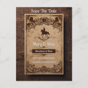 Invitación a la boda de la Novedad occidental salv