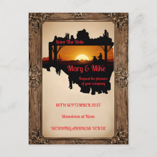 Invitación a la boda de la Novedad occidental salv