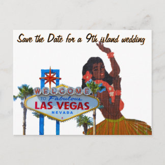 Invitación a la boda de la novena isla de Las Vega