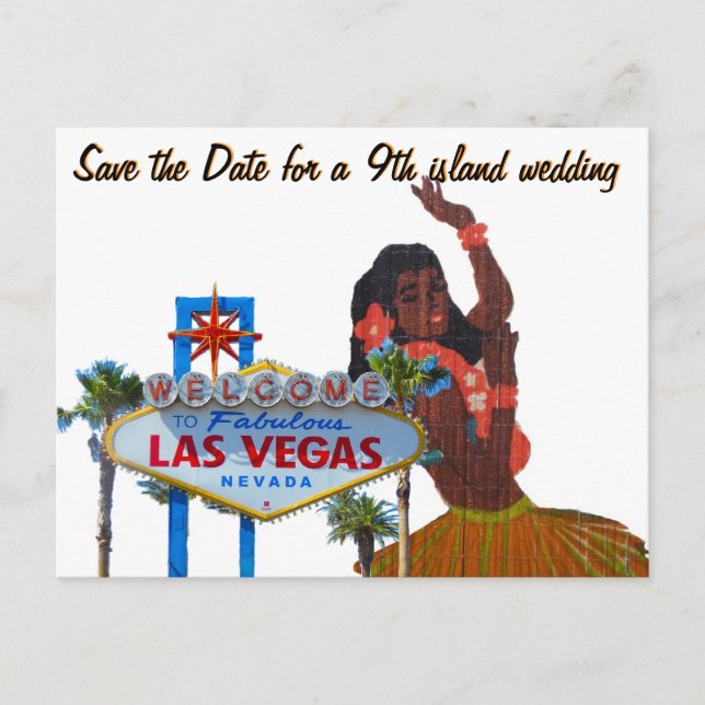 Invitación a la boda de la novena isla de Las Vega (Anverso)