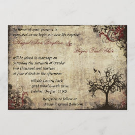 Invitación a la boda de la nueva vida en el vino