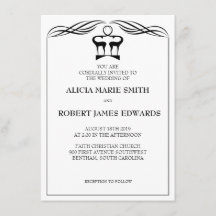 Invitación a la boda de la pareja