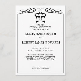 Invitación a la boda de la pareja