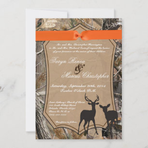 Invitación a la boda de la pareja de cazadores de