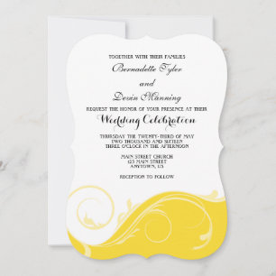 Invitación a la boda de la paréntesis floral amari