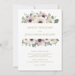 Invitación a la boda de la personalizado Rubor Ane