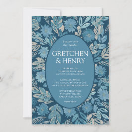 Invitación a la boda de la pintura de acuarela