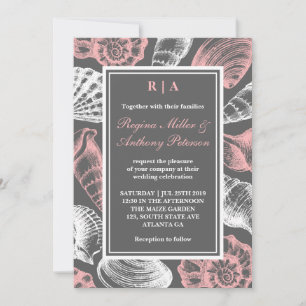 Invitación a la boda de la playa de las Casas de M