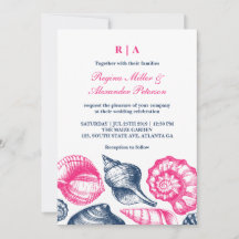 Invitación a la boda de la playa de las Casas Mari