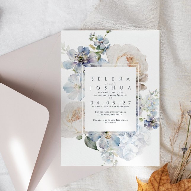 Invitación a la boda de la primavera de la floral  (Subido por el creador)