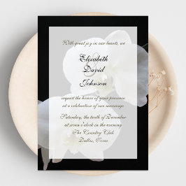 Invitación a la boda de la recepción del matrimoni