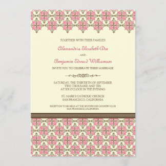 Invitación a la boda de la reina Ana Fuschia