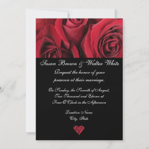 Invitación a la boda de la Rosa Roja