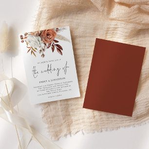 Invitación a la boda de la Rústica Caída de Terrac