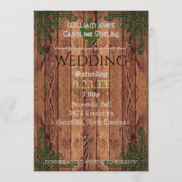 Invitación a la boda de la Rústica Céltica Claddag