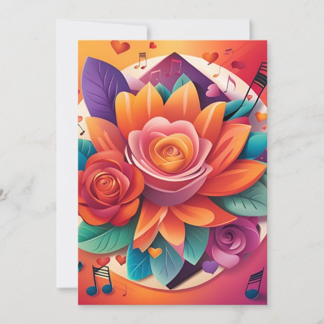 Invitación a la boda de la Serenade del Amanecer (Anverso)