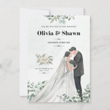 Invitación a la boda de la serenidad celestial