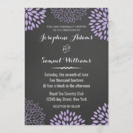 Invitación a la boda de la tabla de calcomanías co