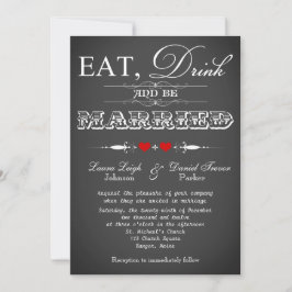 Invitación a la boda de la tipografía de época 9