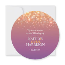 Invitación a la boda de las burbujas chispas de ch