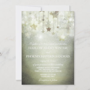 Invitación a la boda de las estrellas brillantes