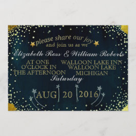 Invitación a la boda de las estrellas de tiro