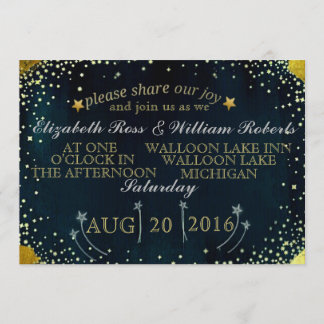 Invitación a la boda de las estrellas de tiro