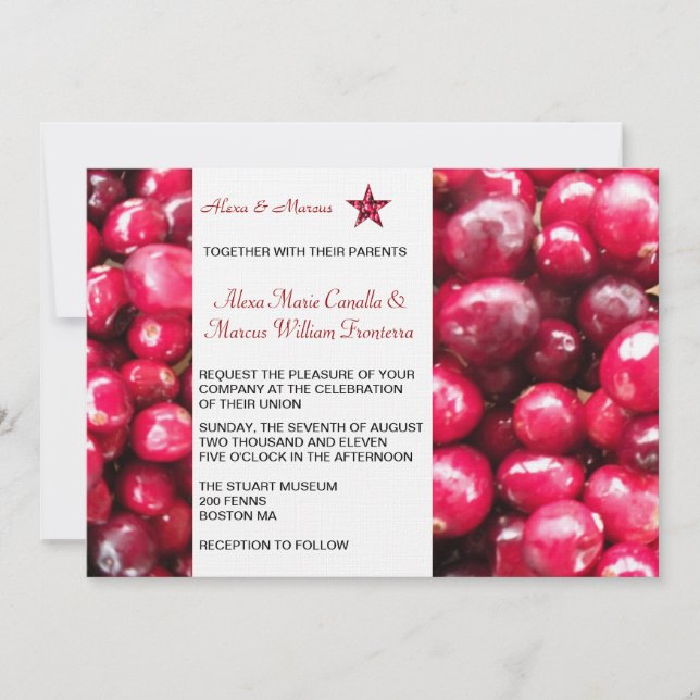 Invitación a la boda de las granjas de otoño (Anverso)