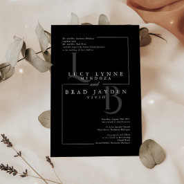 Invitación a la boda de las iniciativas geométrica