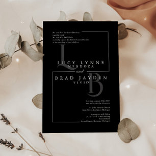 Invitación a la boda de las iniciativas geométrica