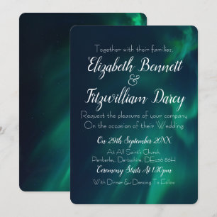 Invitación a la boda de las luces del norte