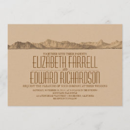 Invitación a la boda de las montañas
