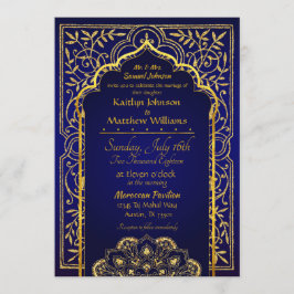 Invitación a la boda de las noches de Bollywood en