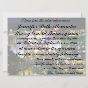 invitación a la boda de las vegas