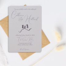 Invitación a la boda de Lavender