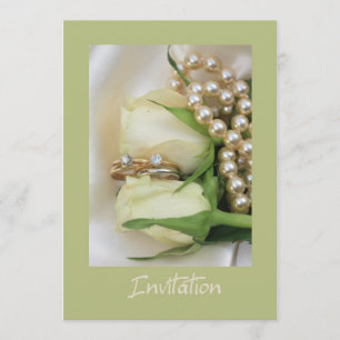 invitación a la boda de lesbianas de rosa blanco