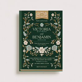 Invitación a la boda de libros de la Biblioteca de