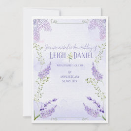 Invitación a la boda de Lilacs