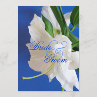 Invitación a la boda de Lirio Oriental