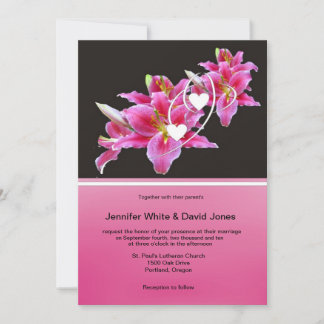Invitación a la boda de Lirio Rosa