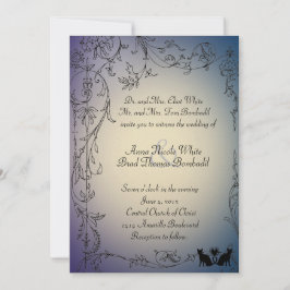 Invitación a la boda de los amantes del gato