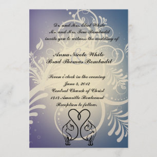 Invitación a la boda de los amantes del gato salva