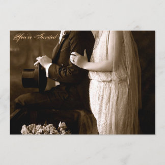 Invitación a la boda de los años 20