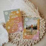 invitación a la boda de los años 70<br><div class="desc">Esta tarjeta de invitación a la boda es una paleta de color retro. Seleccione "personalizar esta plantilla" para editar la mayoría de las palabras. Si es necesario realizar más ediciones,  como el color de fondo,  los colores del texto y más,  seleccione "personalizar más lejos" en la barra de herramientas.</div>