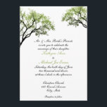 Invitación a la boda de los árboles de primavera<br><div class="desc">Árboles de primavera para anunciar tu día de boda! El texto se puede personalizar para otras ocasiones.</div>