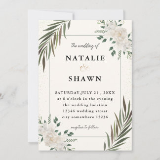 Invitación A La Boda De Los Blancos Y La Verdemia