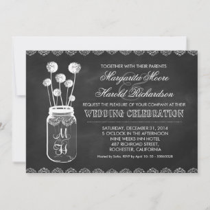 Invitación a la boda de los dientes de ternera de 