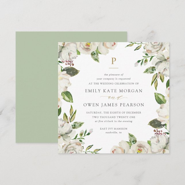 Invitación a la boda de los florines dorados (Anverso / Reverso)
