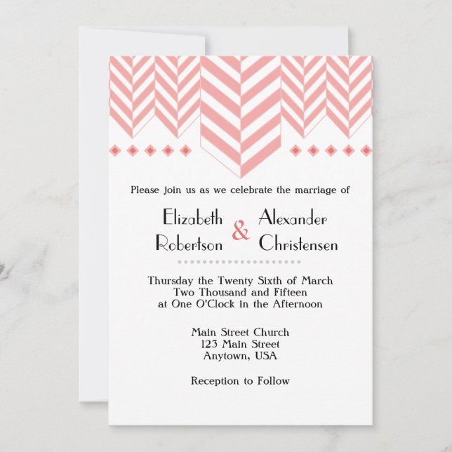 Invitación a la boda de los huesos de arenisca bla (Anverso)